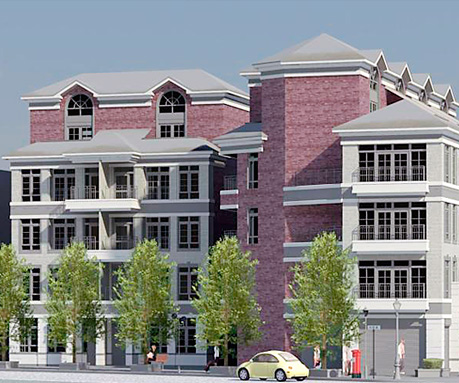 Mix Use Row House  - Commercial & Residential 